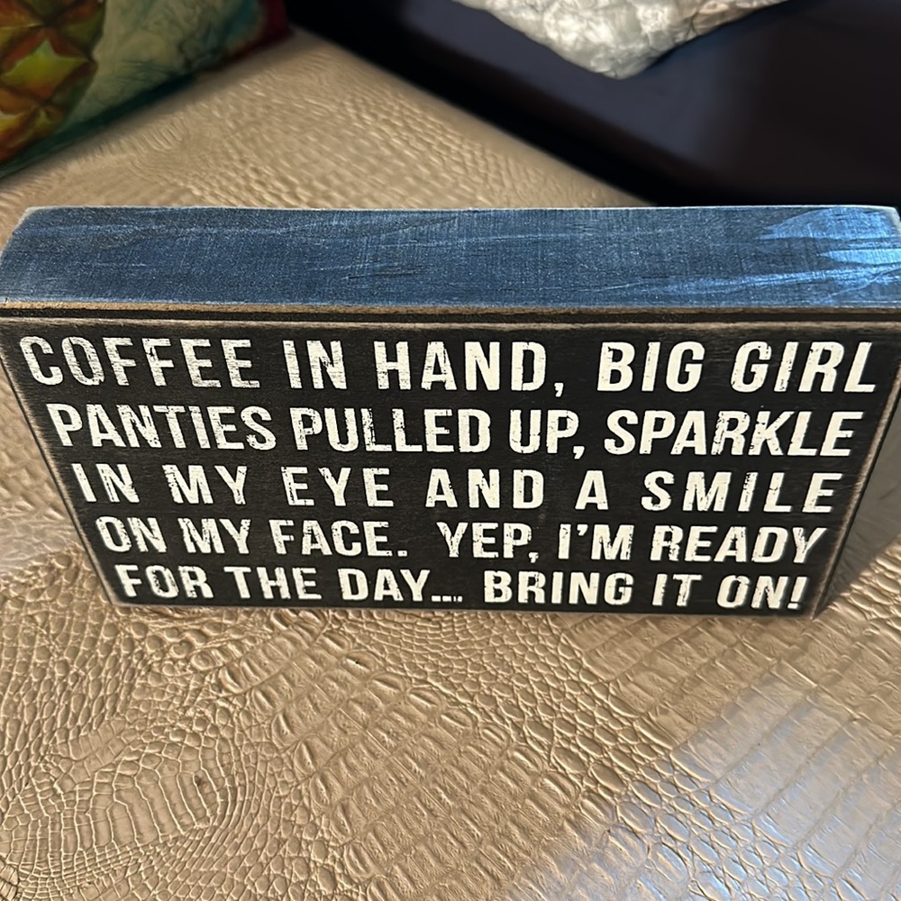 Wooden plaque - Picture 2 of 2